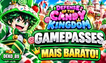 (GAMEPASSES) Defesa do Reino dos Doces/Defense of the Candy Kingdom - ROBLOX