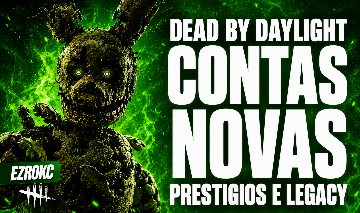 CONTAS DEAD BY DAYLIGHT | NOVAS e UPADAS - ENTREGA RÁPIDA