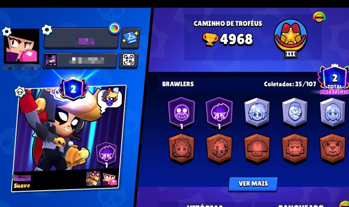 Conta iniciante de brawl