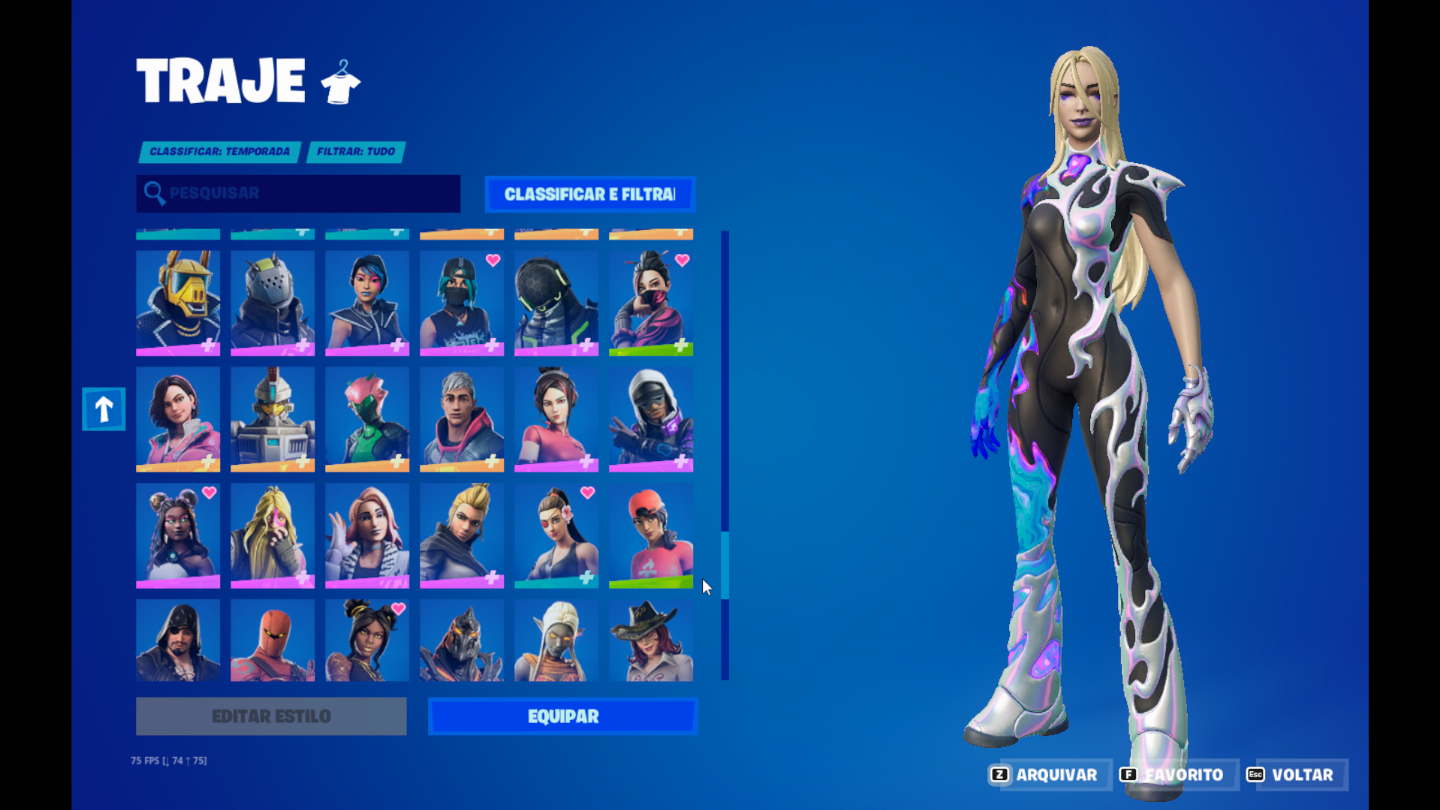 Conta de fortnite old + salve o mundo old + conta epic com 125 jogos