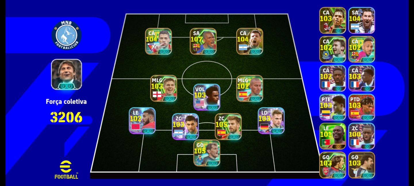 ETOO 107 + PIQUÉ 105 | CONTA eFOOTBALL