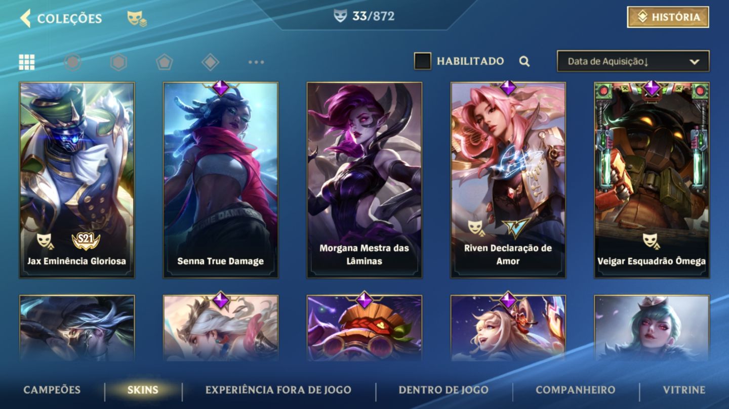 Conta Wild Rift Skins Fadinhas com um Passe