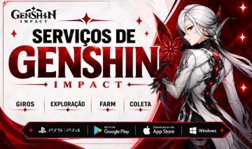 SERVIÇOS GENSHIN | GIROS | ABISMO | OCULI | EXPLORAÇÃO | FARM