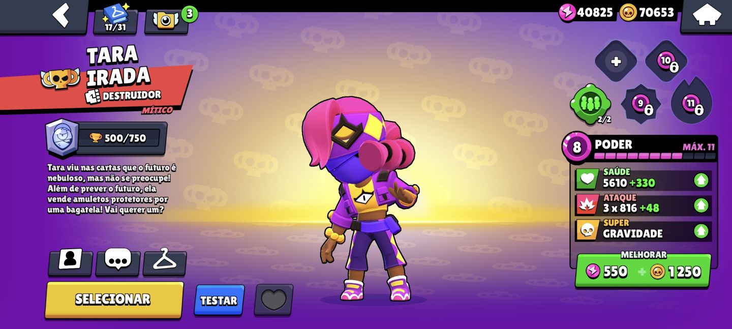 Conta de Brawl Stars de 2019 com muitos recursos!