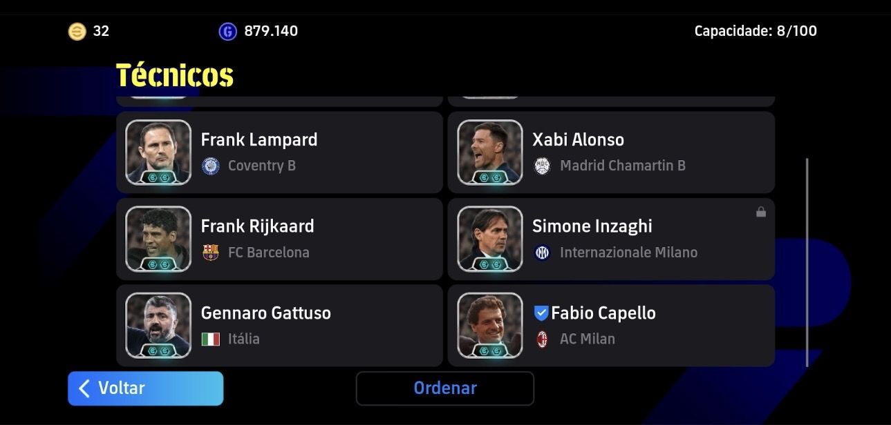 CONTA FULL EFOOTBALL! Terceiro banco ótima totalmente limpa de tudo !!