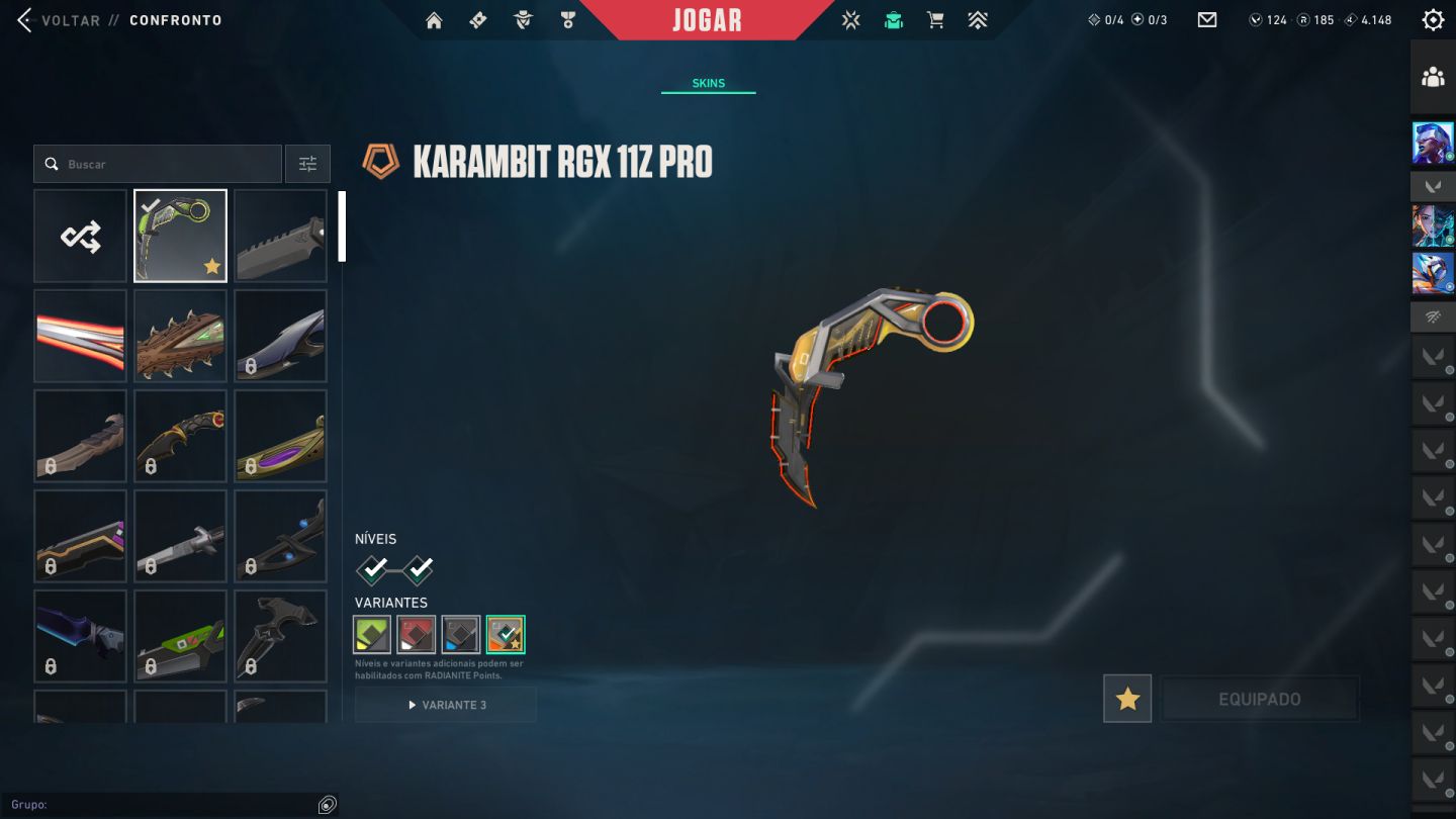 Conta Valorant FULL ACESSO - DIMA + SKINS & FACAS