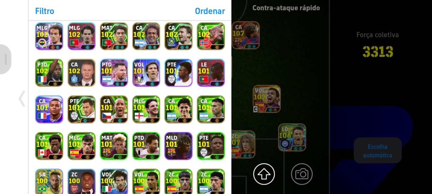 Conta de efootball móbile 3320