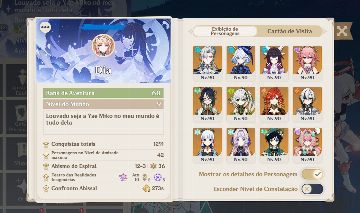 Conta Genshin Impact. Honkai Star Rail e Zenless Zone Zero