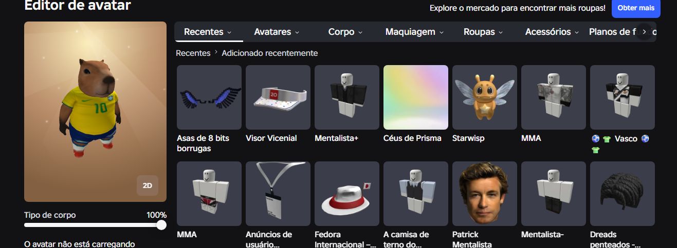 Conta de roblox!!!! Varias skins, é 2k+robux gastos