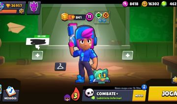 Conta Brawl Stars 462 gemas, shelly estelar