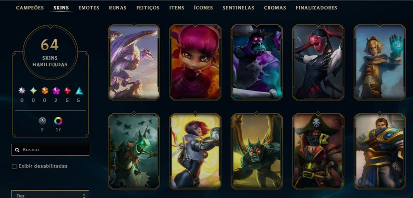 CONTA PLATINA 4 / 21 SKINS / KAISA KDA PRESTÍGIO / IRELIA CRIADORA +4 LENDÁRIAS