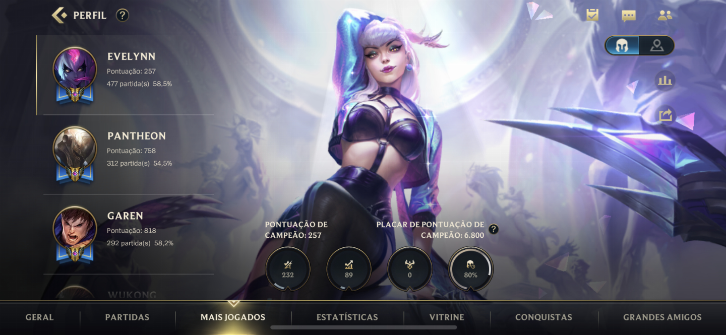 Conta wild rift