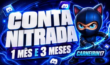 [DISCORD] CONTA NITRADA | NITRO GAMING 1 OU 3 MESES | ENTREGA AUTOMÁTICA