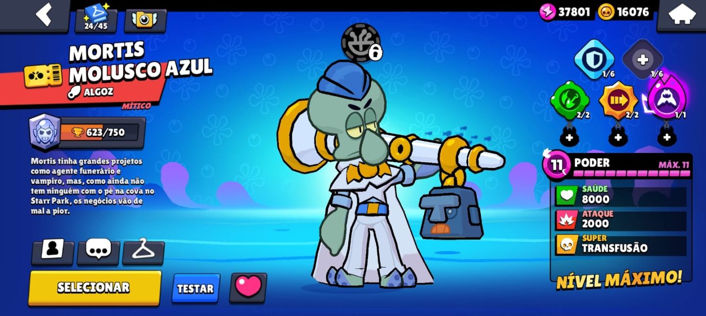 Conta do brawl stars com o primeiro passe com muitas skins lendárias