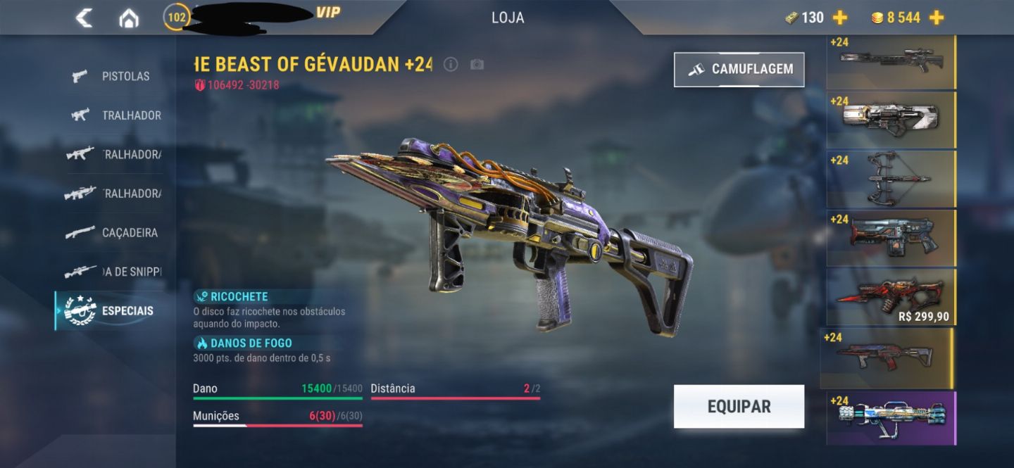 CONTA MODERN STRIKE COM MAIS DE R$16.000,00 INVESTIDOS