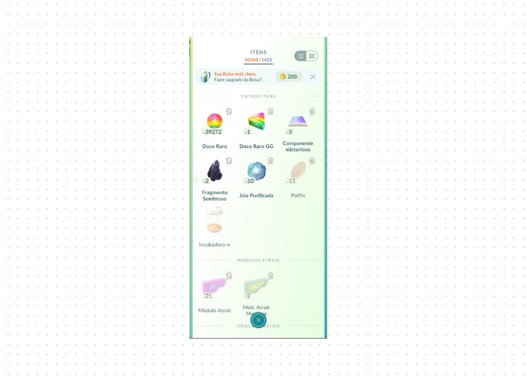 CONTA POKEMON GO LEVEL 61 | 34 LENDARIO | 58 BRILHANTE | 39K DE DOCE RARO