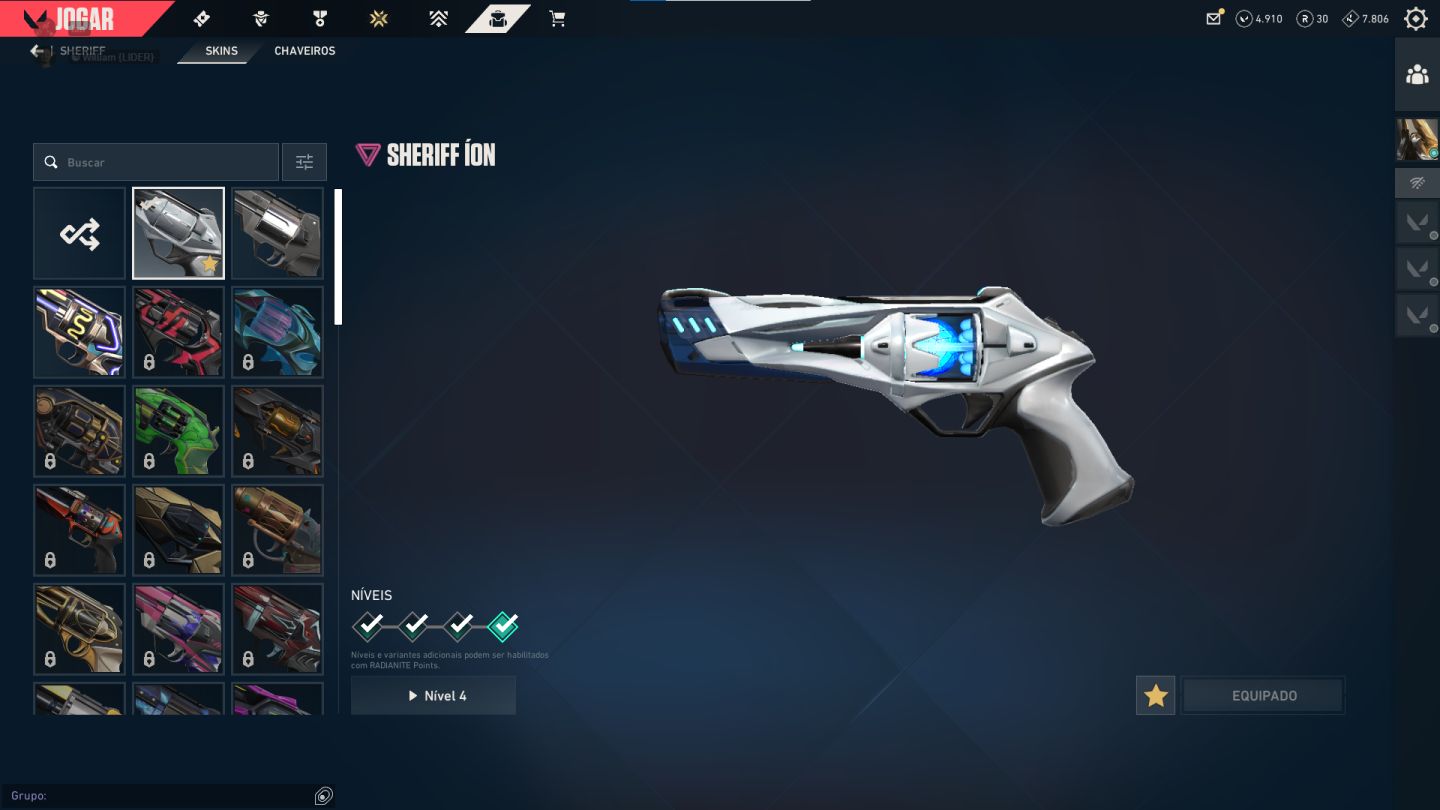 CONTA VALORANT LV 75 DIMA COM 4.910VP!!! PARA GASTAR!!!!!