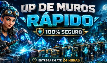 Upgrade de Muros para TH10 a TH18 Confira a descrição 100% seguro Sem bots.