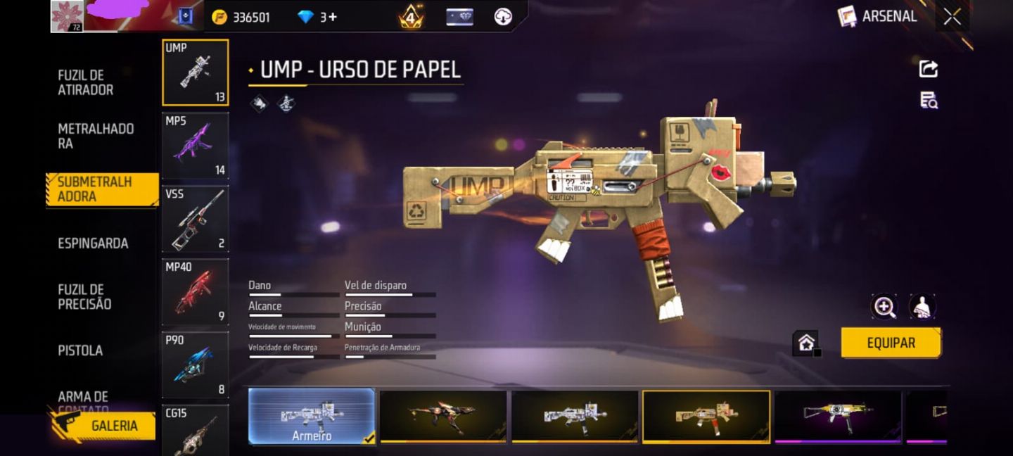 CONTA ID 8 DIG COM 4 TOP CRIMINAL ( UMPS PAPEL )