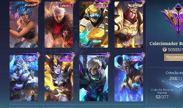 1x conta mbll conta com 204 skin / 2 colecctor l Natalia l arlott !!