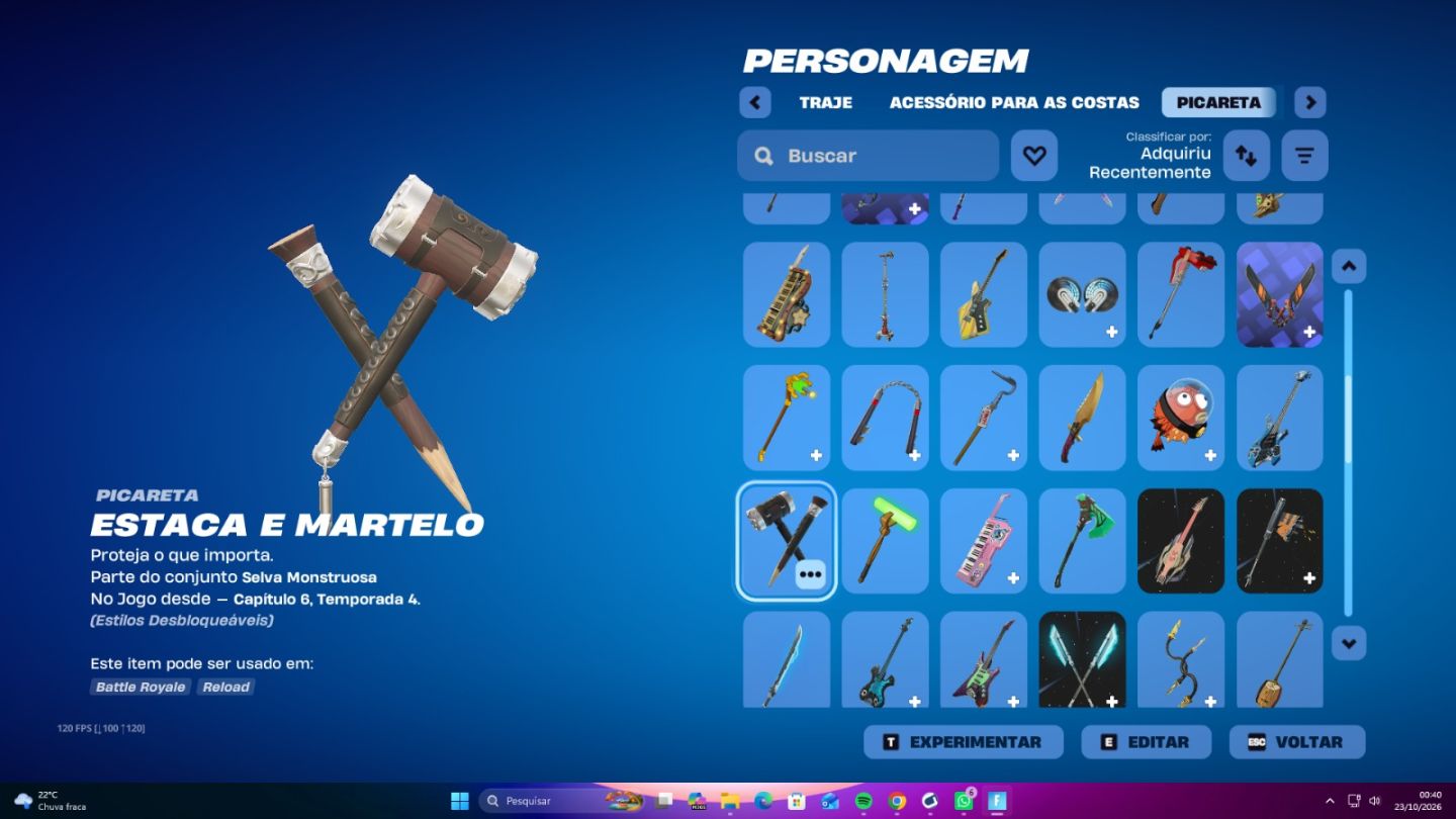 Conta de fortnite try hard