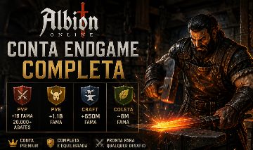 Conta Albion online - EndGame - muito spec em craft