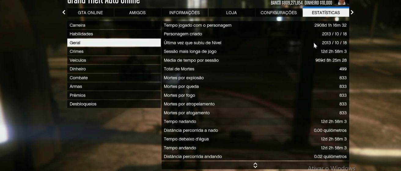 Upagem GTA v online level, dinheiro, carros, e todas as conquistas.