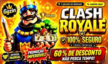 PROMOÇÃO - CLASH ROYALE CONTA