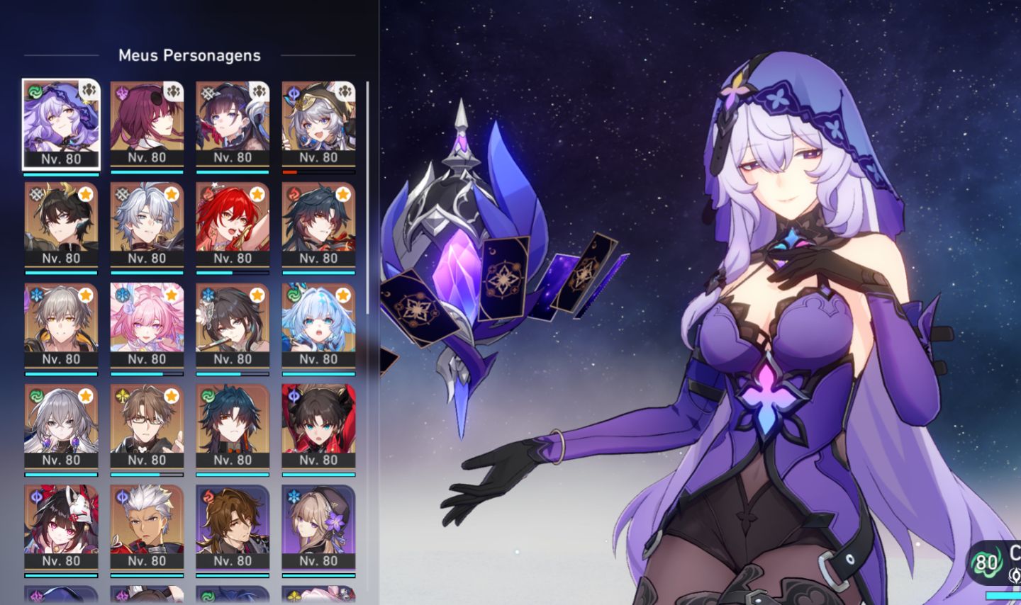 Conta DOT premium + Mblade E1 + Himeko nova + archer/rin e mais!
