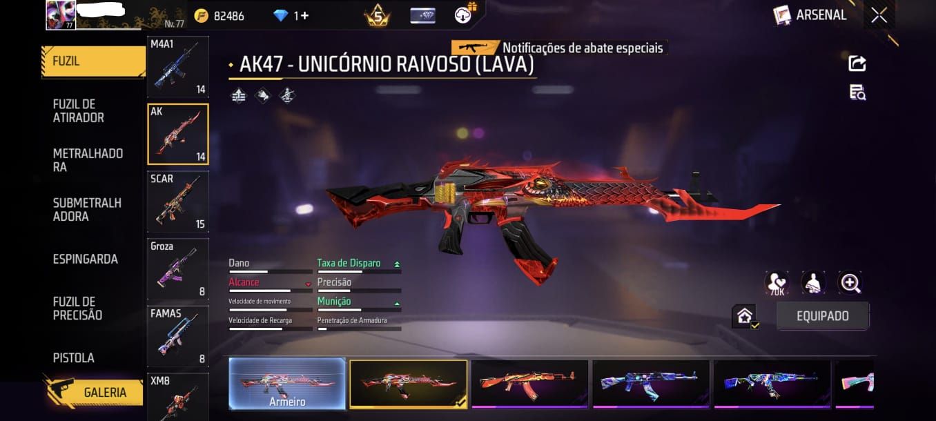 CONTA FREE FIRE SUPER COMPLETA - FULL MANDELA - 27 PASSES ANTIGOS
