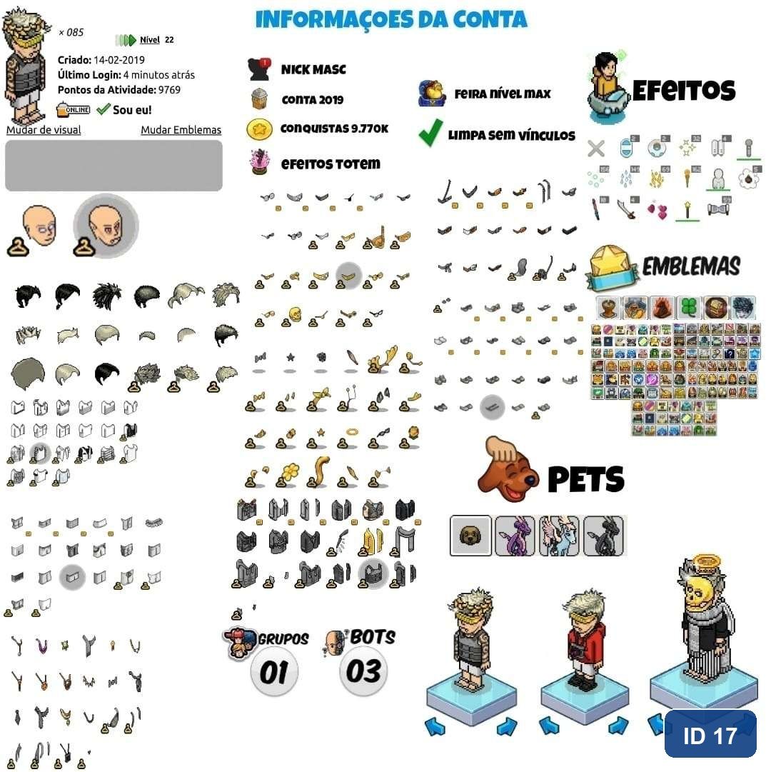 Contas Antigas com ano entre 2006-2025 (Nick aleatório, é possível mudar)