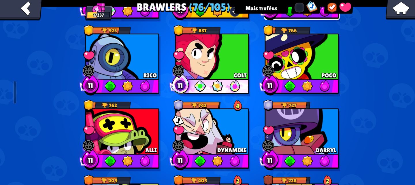Conta completa de Brawl Stars
