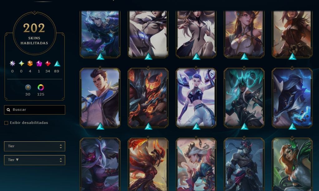 Conta riot de lol(várias skins, todos os campeões) e valorant com conjunto