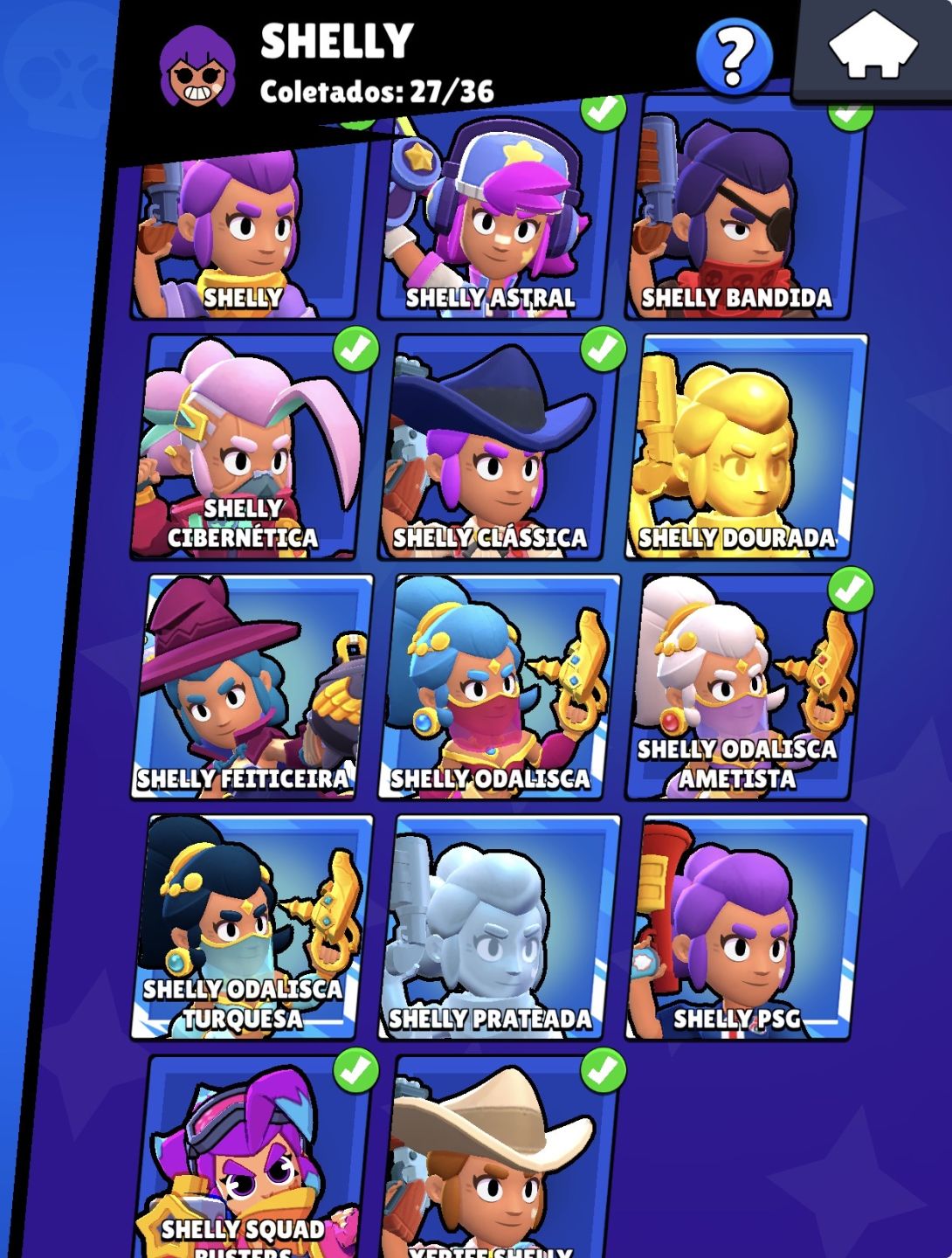 Brawl Stars Super conta equipada