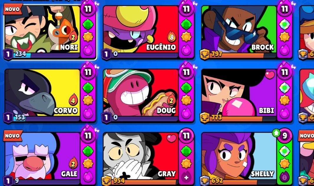 Conta Brawl Stars de 2019/ Gastos quase 800 conto.