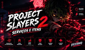 SLAYERS 2 SERVIÇOS, ITENS, RESPIRAÇÕES, MAESTRIA, NIVEL - MELHOR PREÇO DO SITE