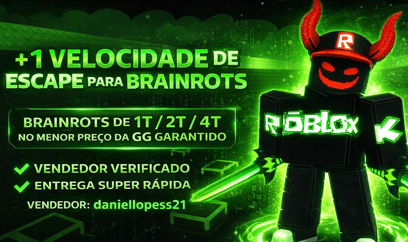 +1 Velocidade de Escape para Brainrots! / +1 Speed Escape For Brainrots 2T/3T/4T