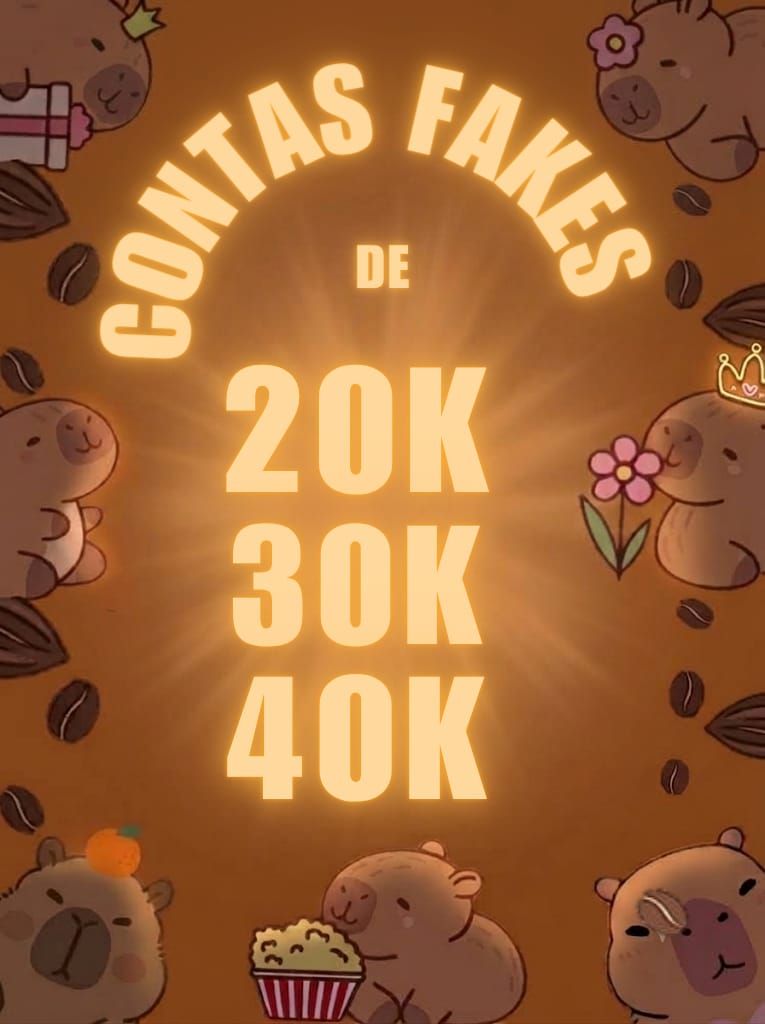 Conta fake Avacoins 20k 30k e 40k