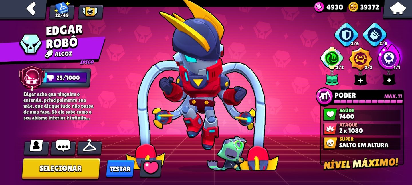 Conta de Brawl Stars com 40k de Troféus e muitas Skins e Recursos!!