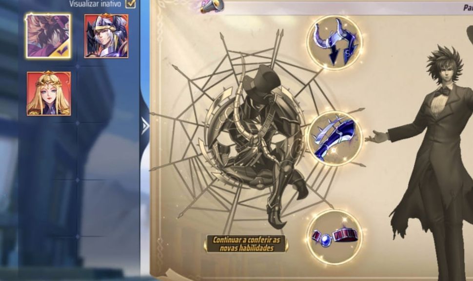 Conta saint seiya awakening lvl 70 30 livros