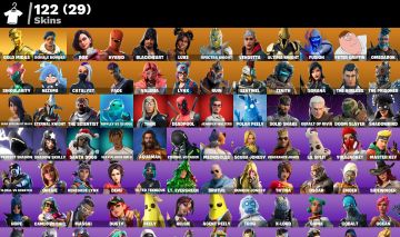 Conta Fortnite 100 Skins | Luxo, Crystal. CONTA OG(Somente Pc)