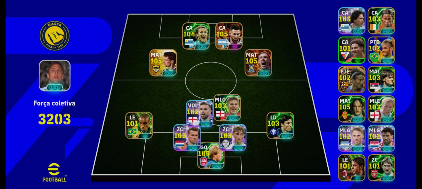 CONTA BRABA COM VÁRIOS LEGENDS