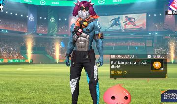 Conta com skin do mandela