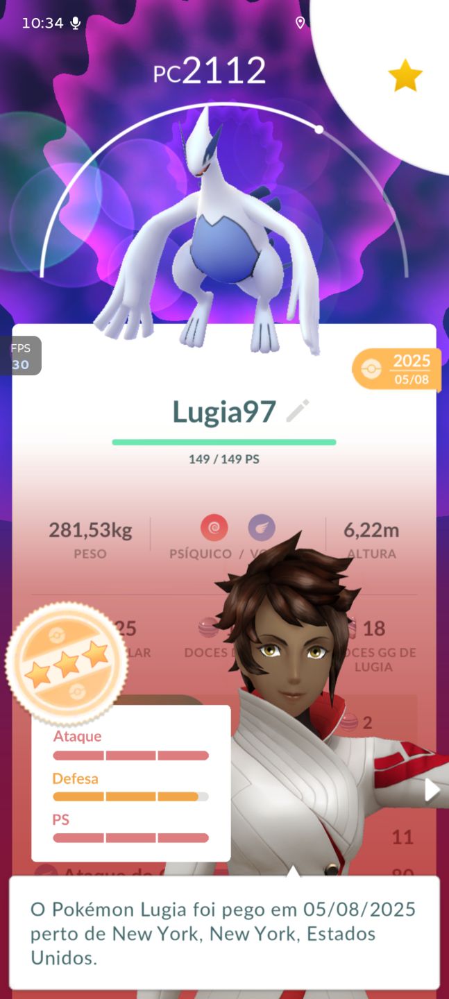 Conta Pokémon Go lvl46 | 21 lendários | 26 shinies