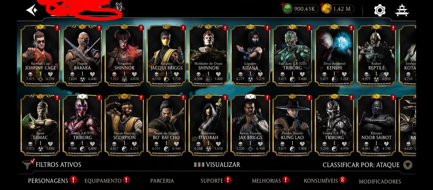 Mortal Kombat Full , personagens