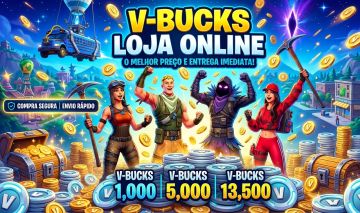 VBUCKS VIA PRESENTE NO FORTNITE