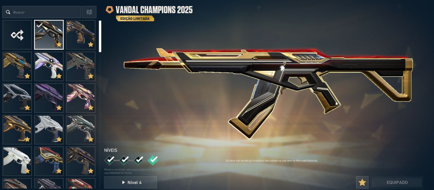CONTA VALORANT 5.5K GASTOS | FULL SKINS | CHAMPIONS 25 E 26 | ARCANE SKINS RARA