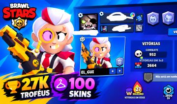 Conta Brawl Stars 27K Troféus + 100 Skins | Conta Completa