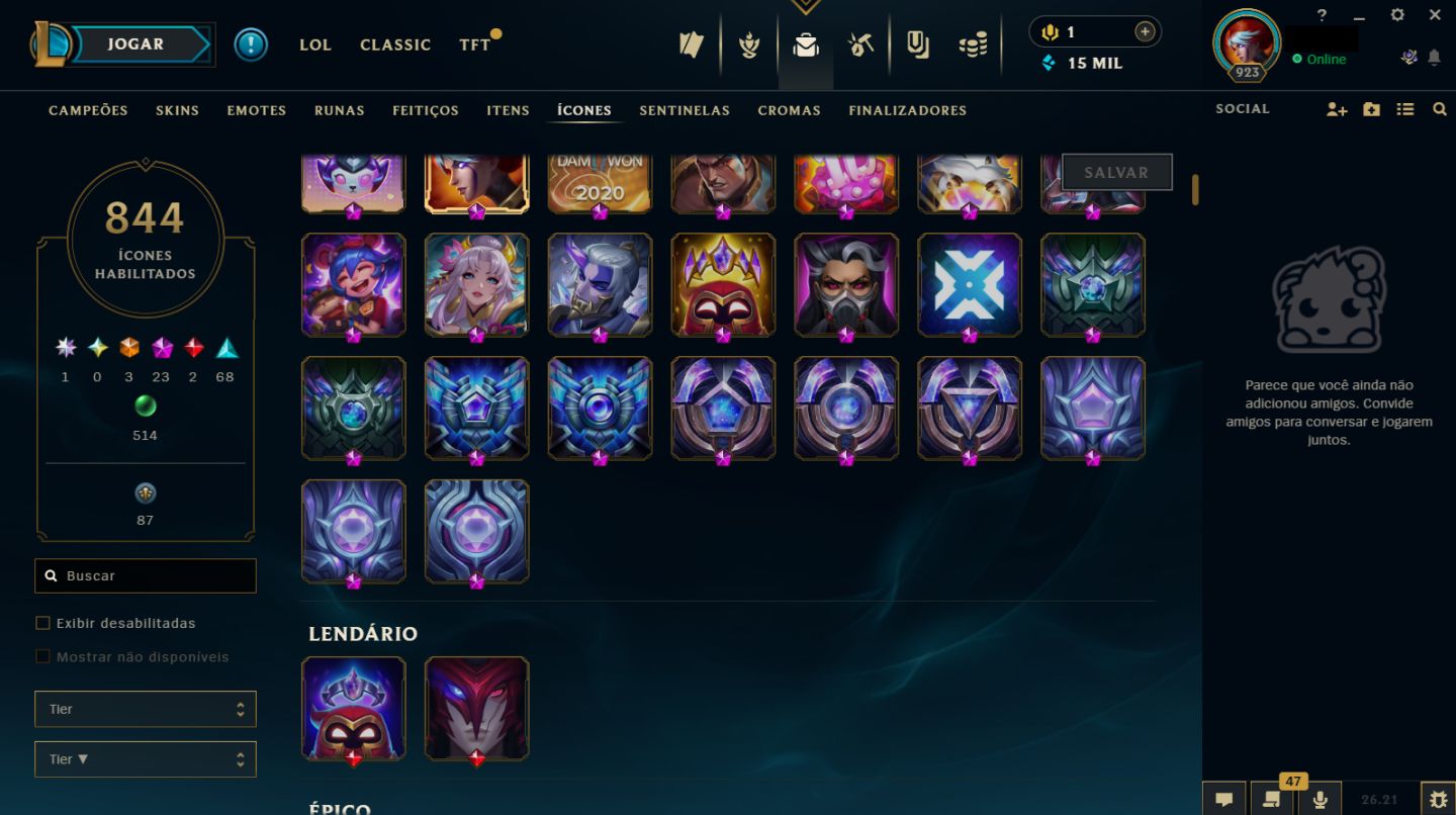 CONTA LEAGUE OF LEGENDS (MONO RIVEN / HIGH ELO / SKINS RARAS)