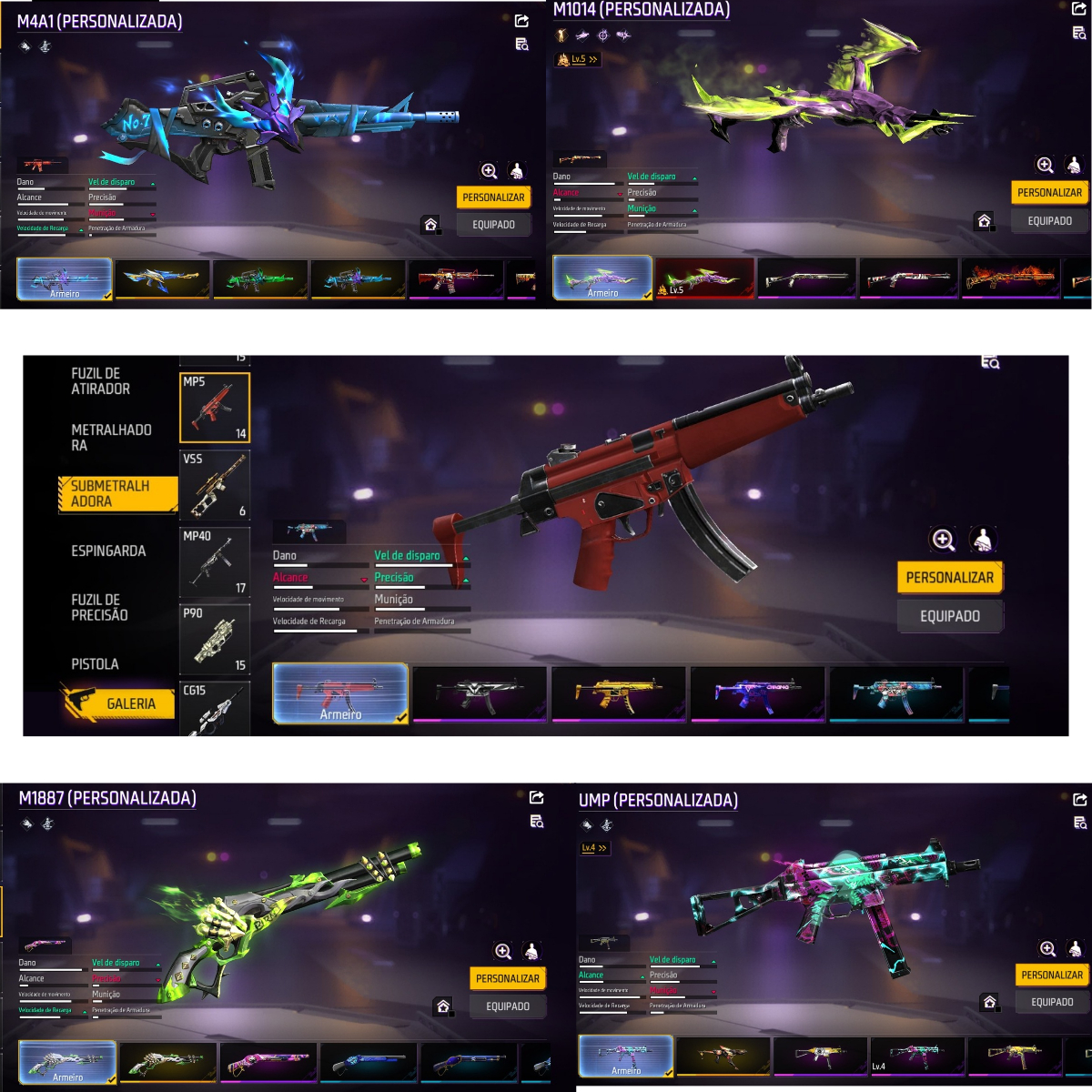 CONTA FREE FIRE LVL 80 COM DIVERSOS ITENS E PASSES ANTIGOS